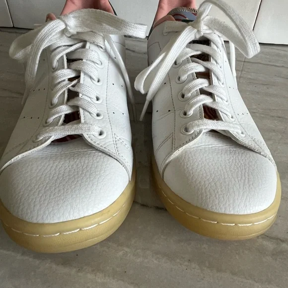 ADIDAS SNEAKERS TENNIS SHOES STAN SMITH 'White Collegiate Green' FZ3631 SZ 9.5 - Picture 12 of 13